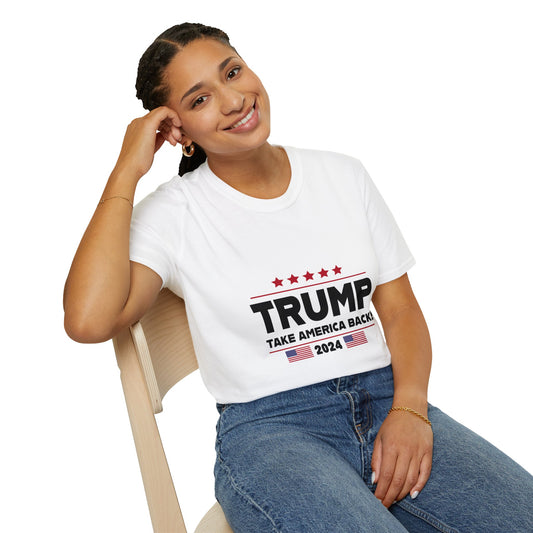 Trump Take America Back - Premium Soft-Style Light T-Shirt