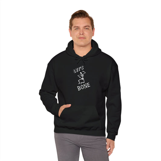 Let's Bone Skeleton Halloween Gildan Hoodie