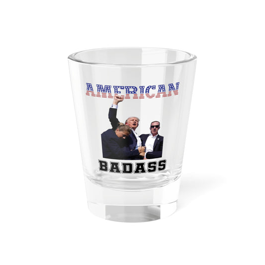 American Badass Shot Glass , 1.5oz