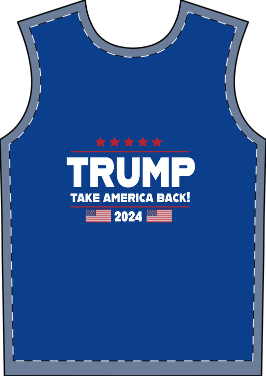 Trump 2024 Men's Pajama Set – Patriotic "Take America Back" Design