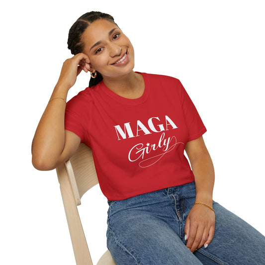 MAGA Girly Pro Trump Gildan Softstyle Shirt