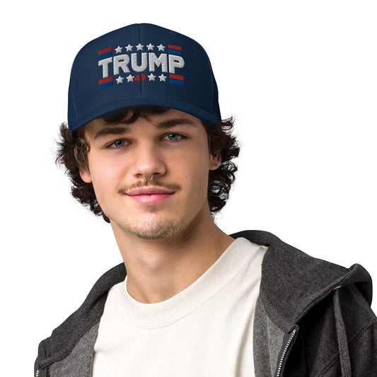 Trump 47 Dark Adidas Performance Cap | Pro Trump Hat for 2024 Election