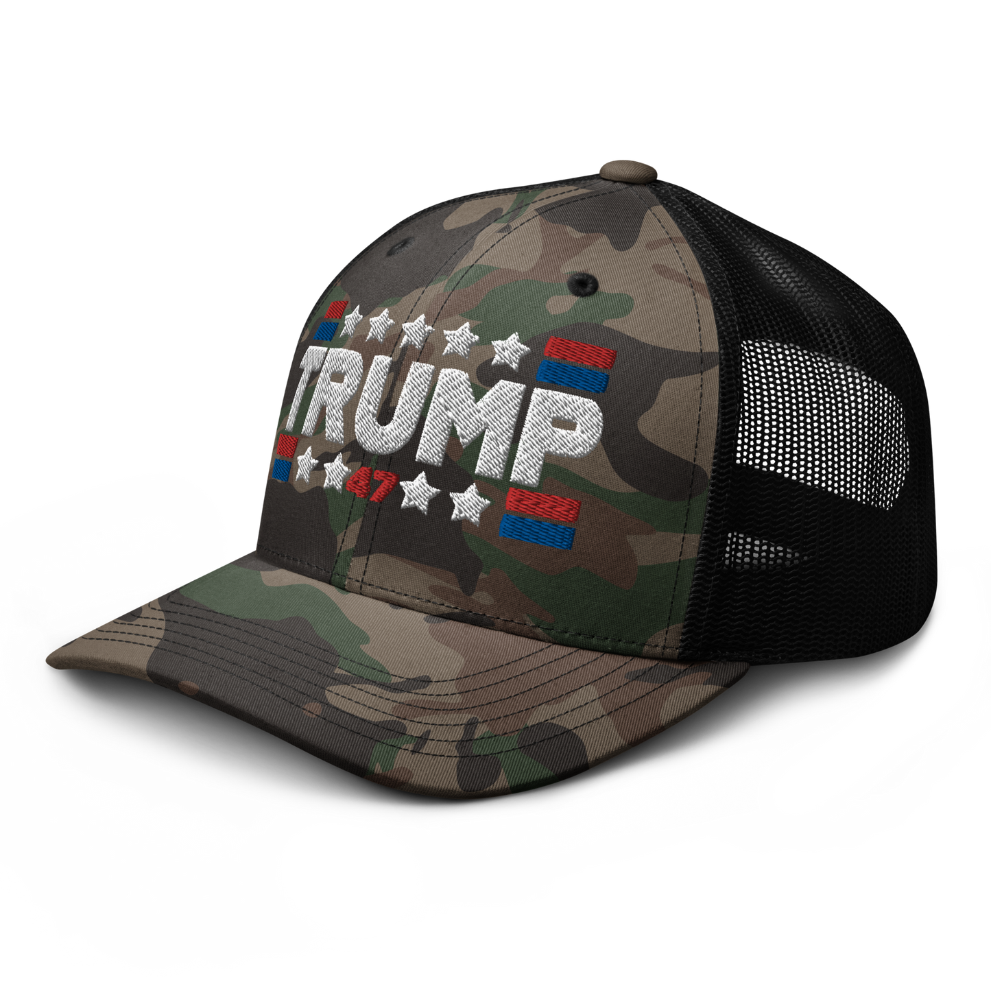 Trump 47 "You Missed B*tches" 3-Piece Bundle: Hoodie, T-Shirt & Camo Trucker Hat