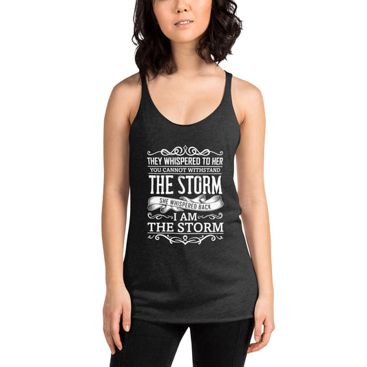 I Am the Storm Women's Racerback Tank