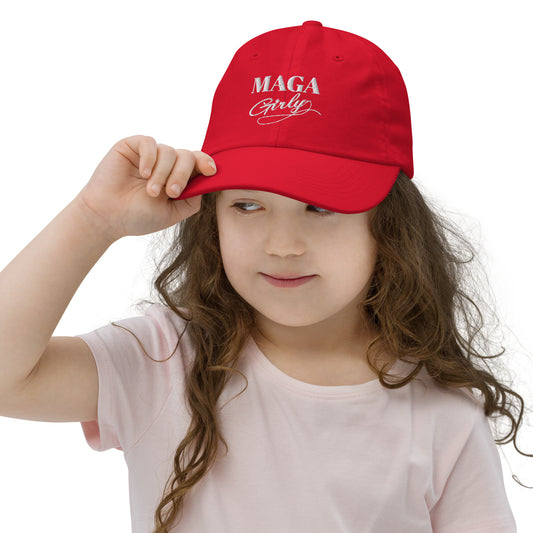 Youth MAGA Girly Baseball Hat